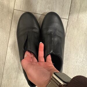 Bloch Tap Shoes Black Leather Slip-On Women's